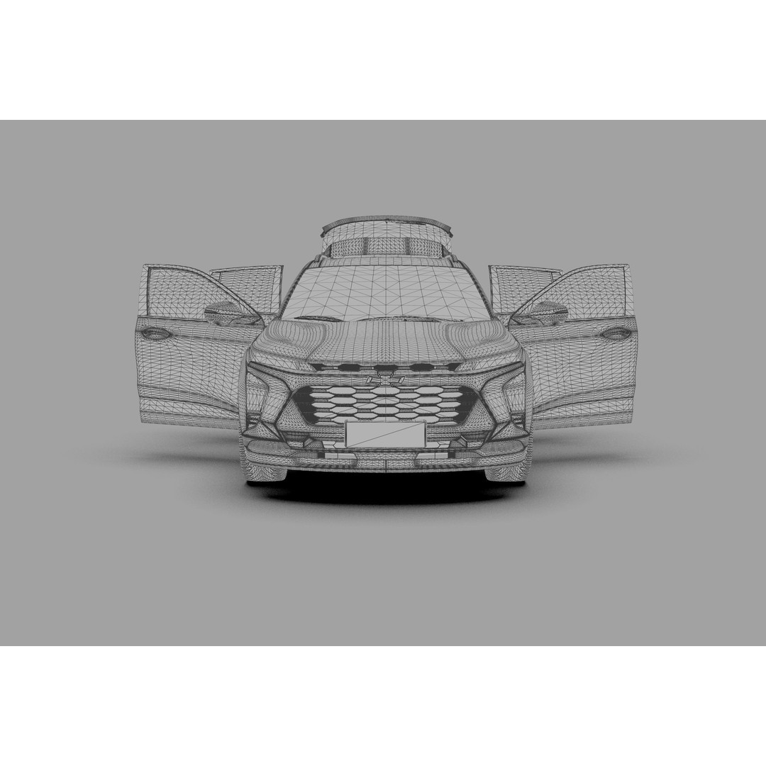 Chevrolet Trax RS 2023 3D Model – High Poly Game Asset, FBX & OBJ - View 45