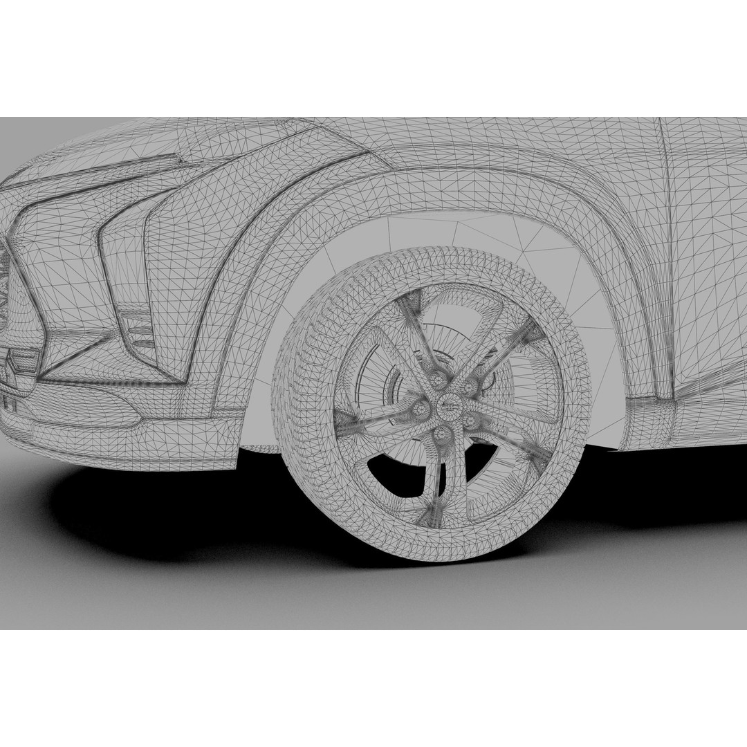 Chevrolet Trax RS 2023 3D Model – High Poly Game Asset, FBX & OBJ - View 51