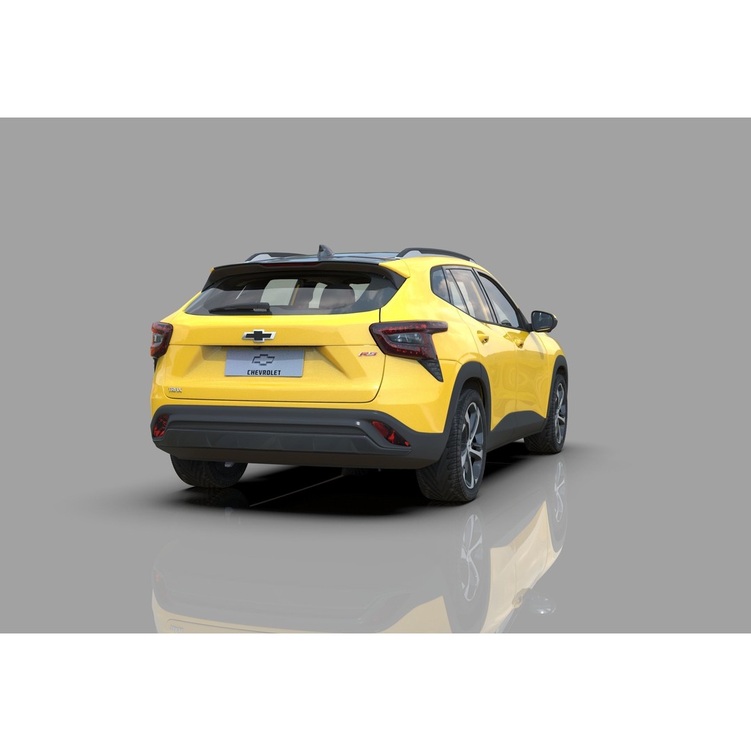 Chevrolet Trax RS 2023 3D Model – High Poly Game Asset, FBX & OBJ - View 6