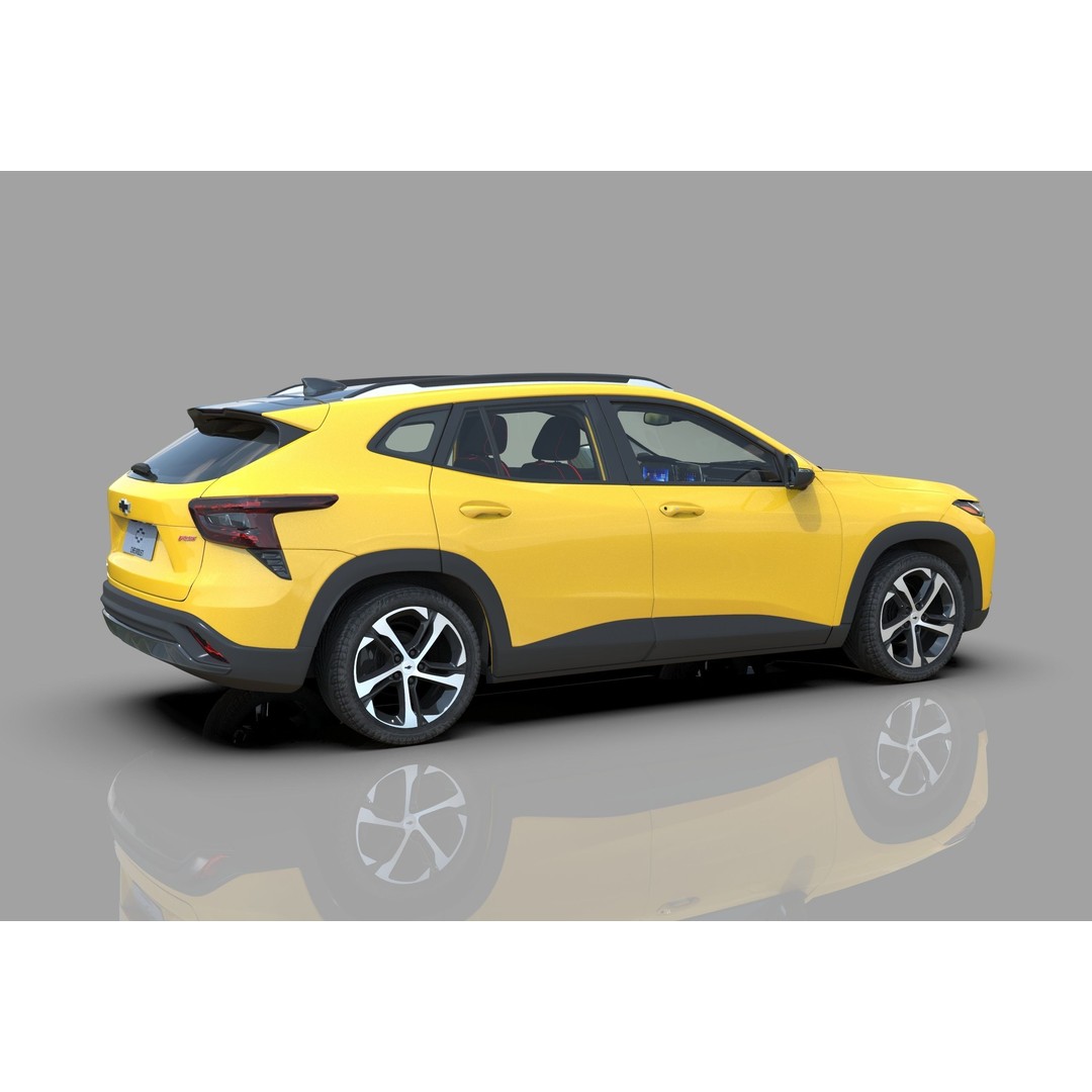 Chevrolet Trax RS 2023 3D Model – High Poly Game Asset, FBX & OBJ - View 7