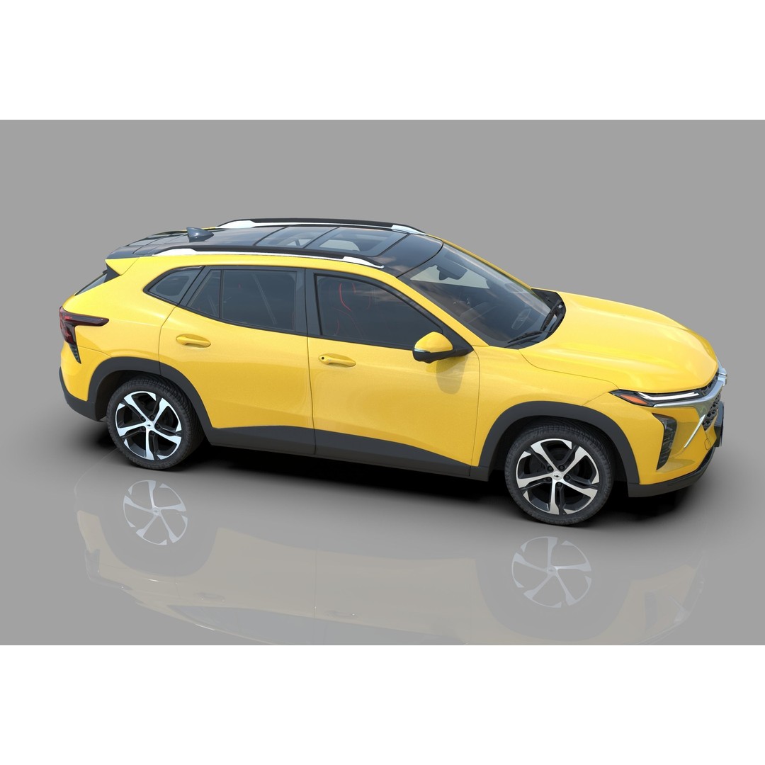 Chevrolet Trax RS 2023 3D Model – High Poly Game Asset, FBX & OBJ - View 8