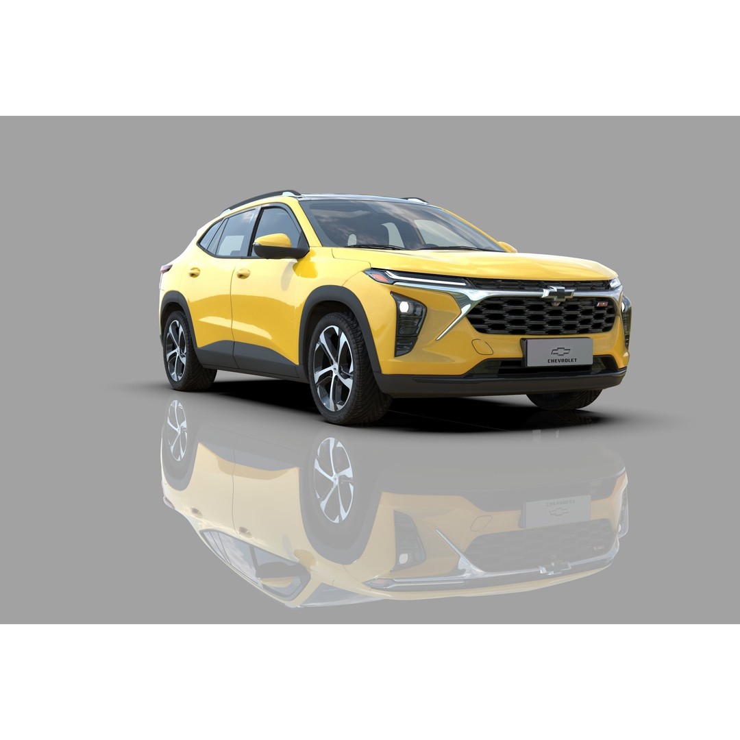 Chevrolet Trax RS 2023 3D Model – High Poly Game Asset, FBX & OBJ - View 9