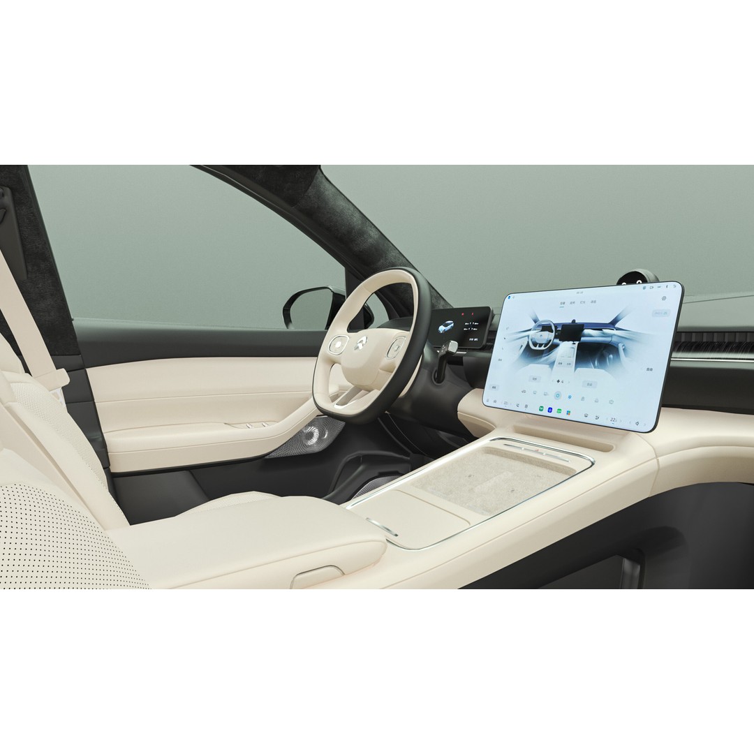 2025 Nio EL6 ES6 3D Model – High Poly Vehicle with Interior, FBX, OBJ - View 14