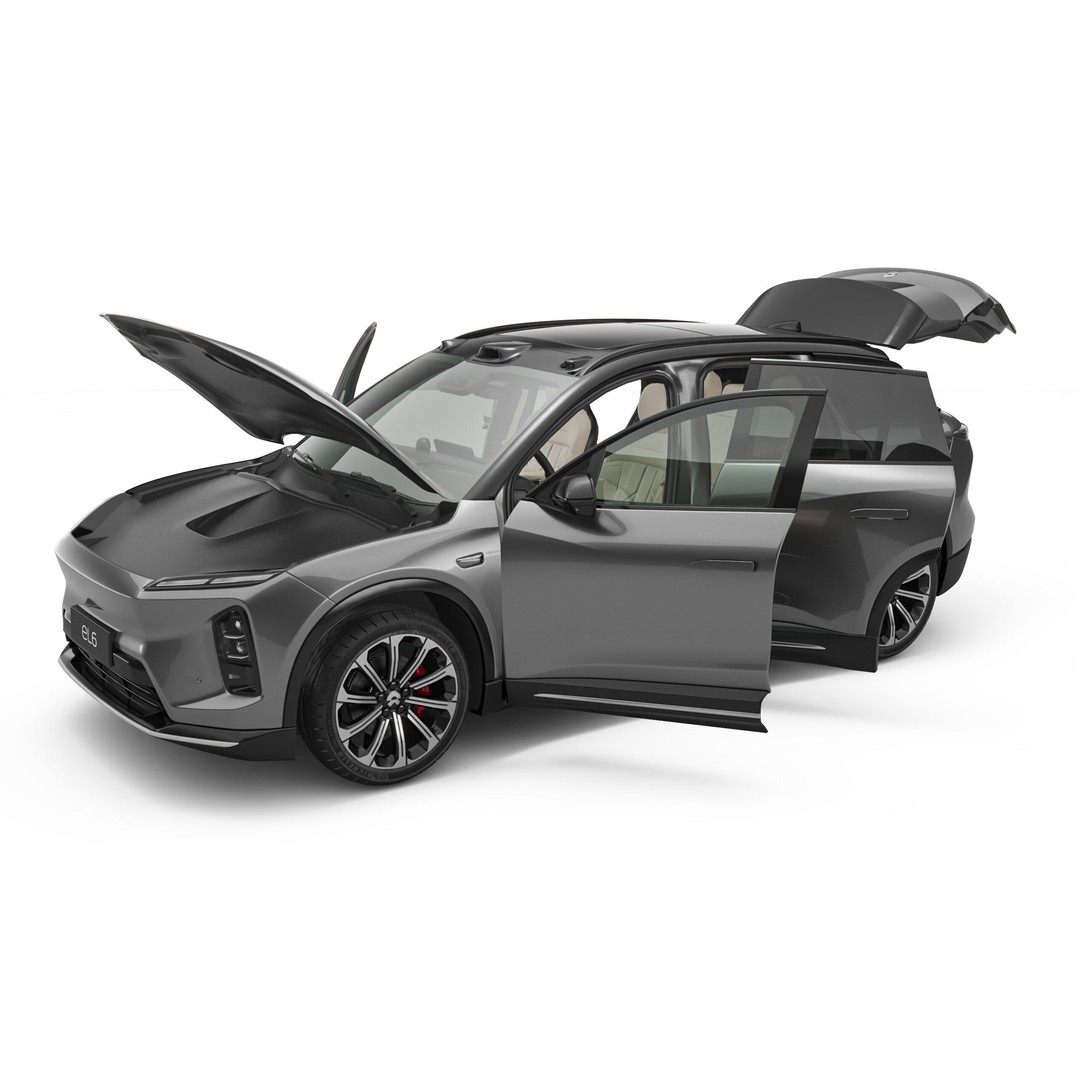 2025 Nio EL6 ES6 3D Model – High Poly Vehicle with Interior, FBX, OBJ - View 9
