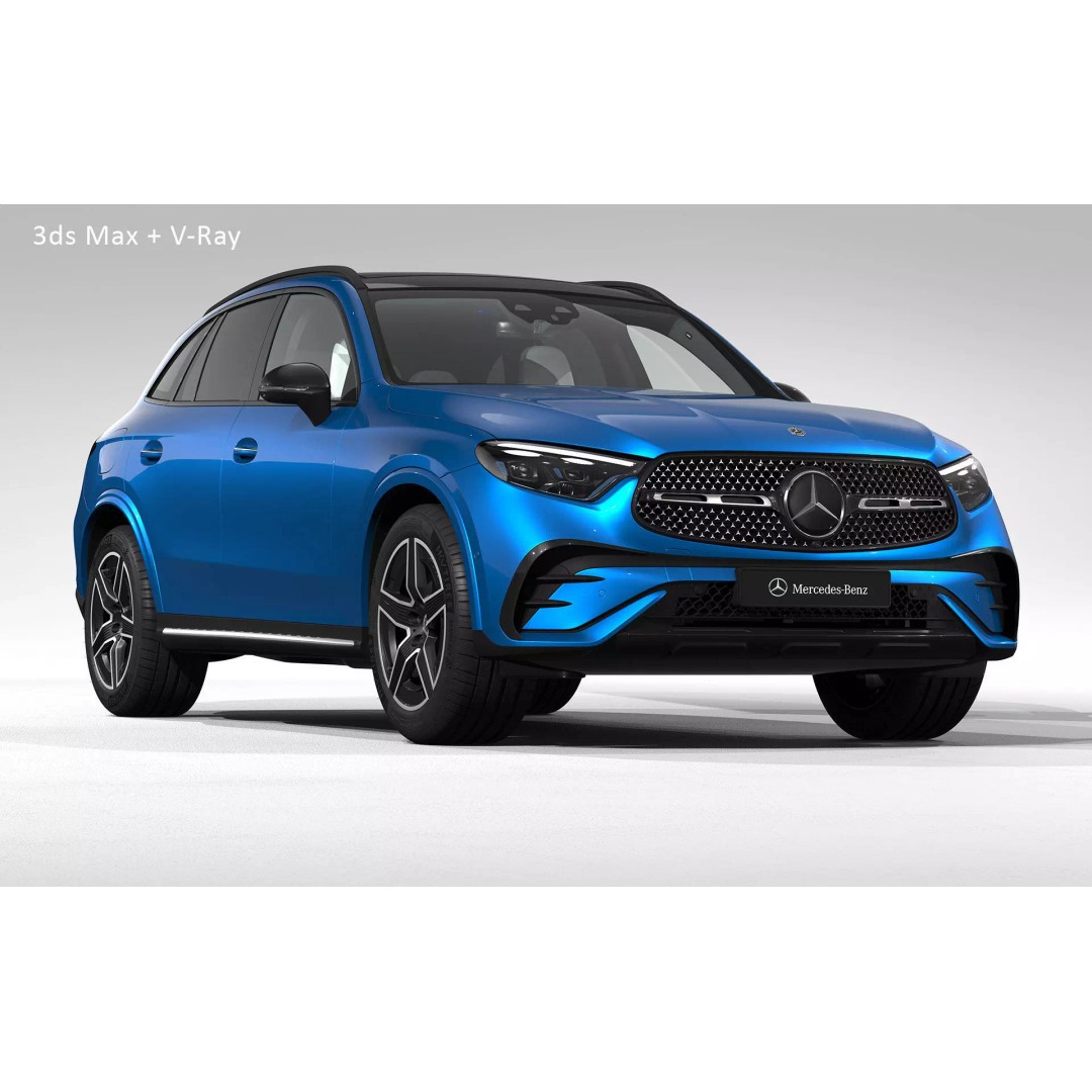 2023 Mercedes-Benz GLC 3D Model – Photorealistic SUV, PBR Textures, FBX - View 27