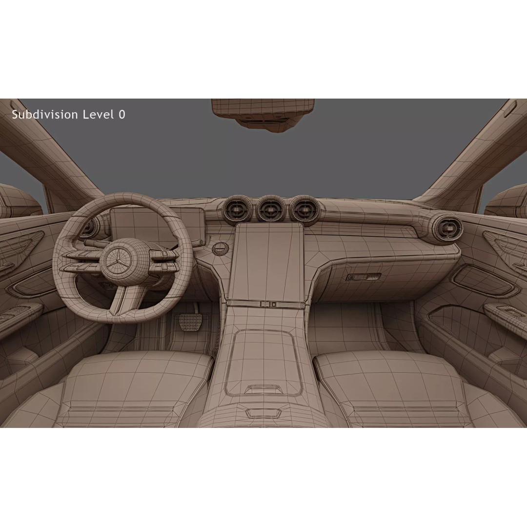 2023 Mercedes-Benz GLC 3D Model – Photorealistic SUV, PBR Textures, FBX - View 30