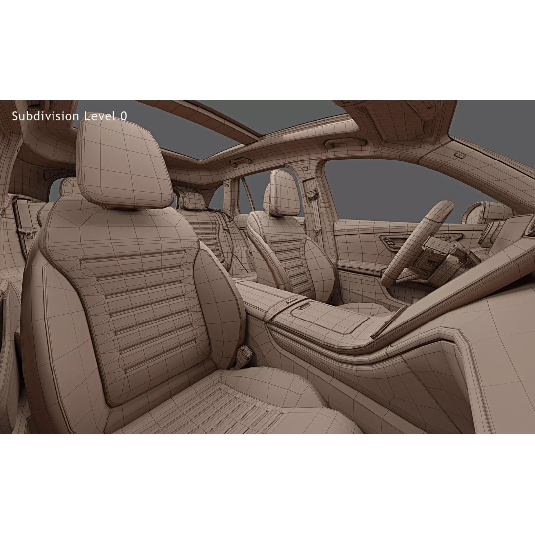 2023 Mercedes-Benz GLC 3D Model – Photorealistic SUV, PBR Textures, FBX - View 31