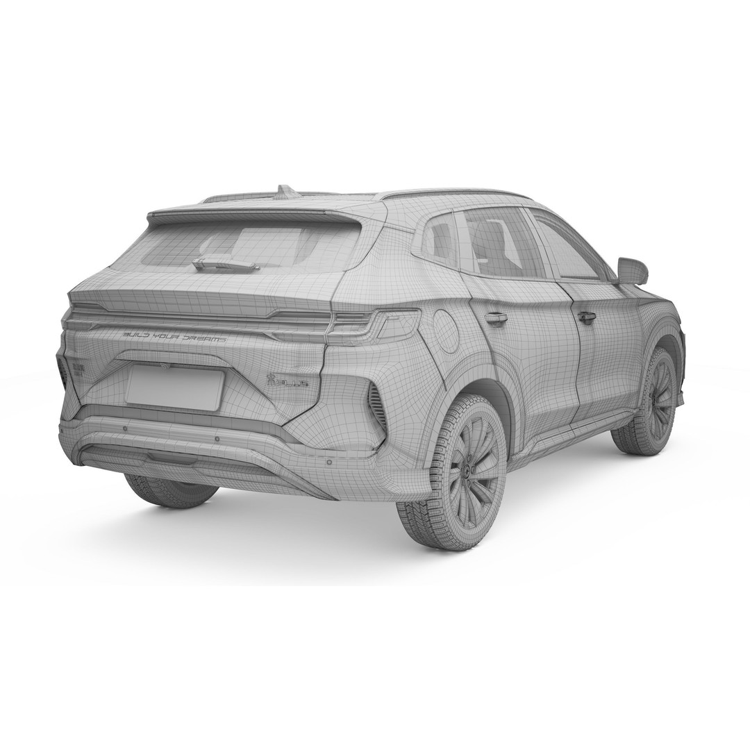 2023 BYD Sealion 3D Model – High Poly SUV, FBX, OBJ Formats - View 17