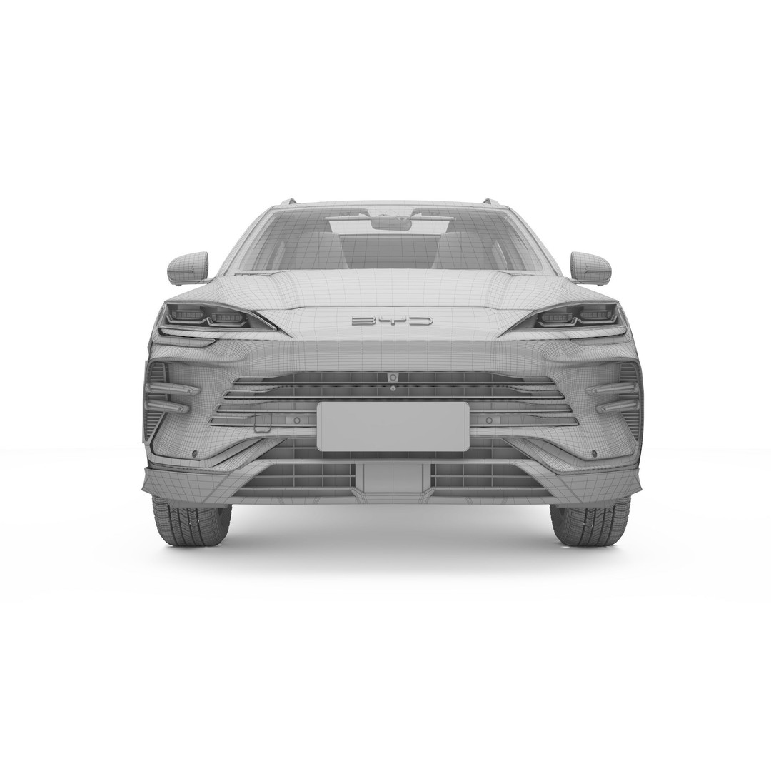 2023 BYD Sealion 3D Model – High Poly SUV, FBX, OBJ Formats - View 18