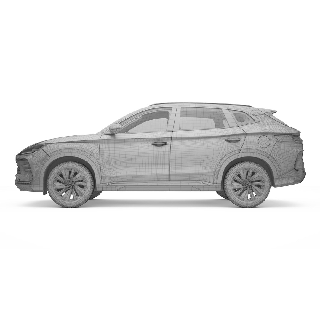 2023 BYD Sealion 3D Model – High Poly SUV, FBX, OBJ Formats - View 19