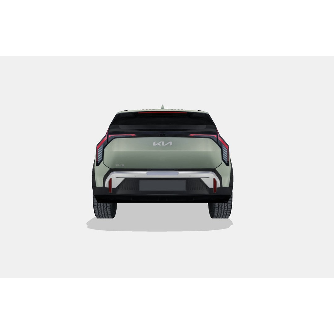 Kia EV3 2025 3D Model – Low Poly SUV, FBX & PBR Textures - View 9