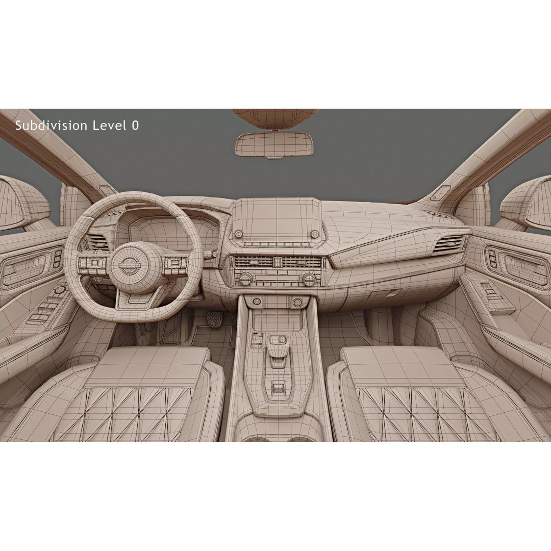 2022 Nissan Qashqai 3D Model – High-Quality SUV Asset, FBX, PBR - View 19