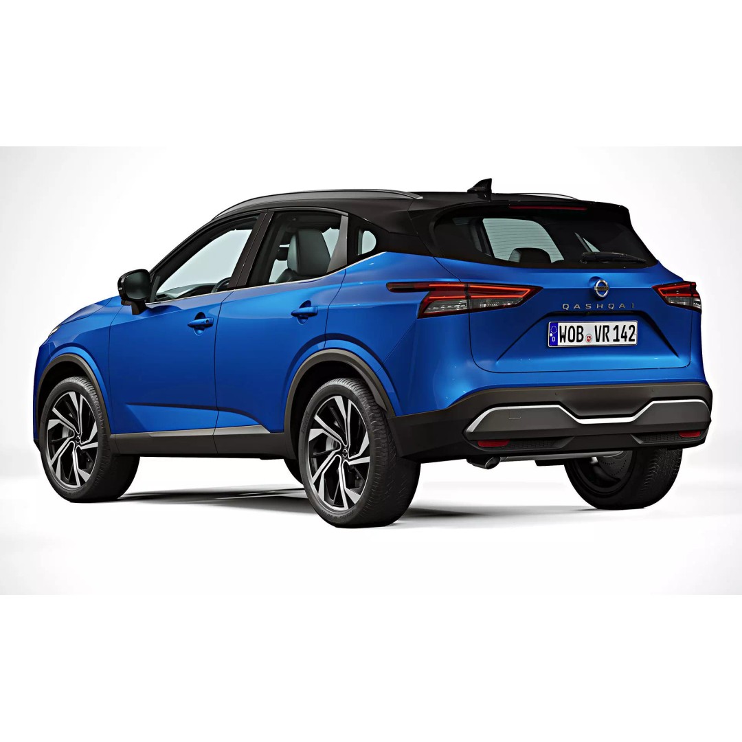 2022 Nissan Qashqai 3D Model – High-Quality SUV Asset, FBX, PBR - View 3