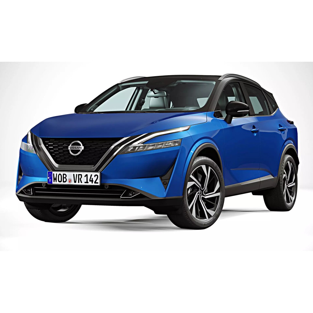 2022 Nissan Qashqai 3D Model – High-Quality SUV Asset, FBX, PBR - View 5