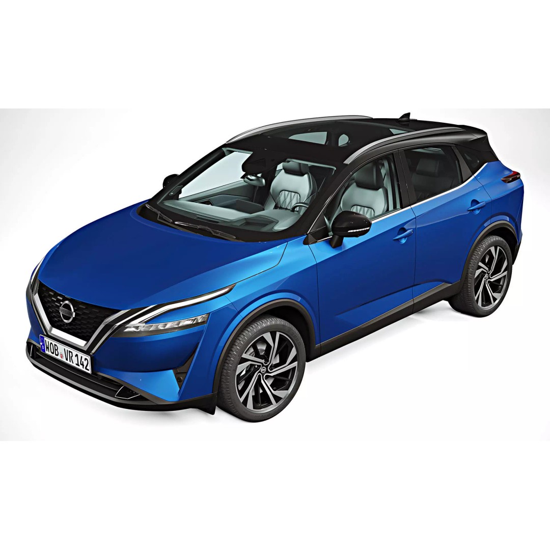 2022 Nissan Qashqai 3D Model – High-Quality SUV Asset, FBX, PBR - View 7