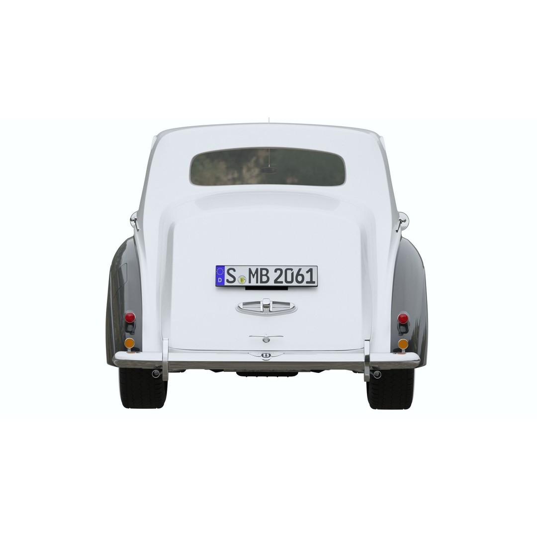 Bentley R Type 3D Model – Classic British Sedan, FBX & OBJ - View 7