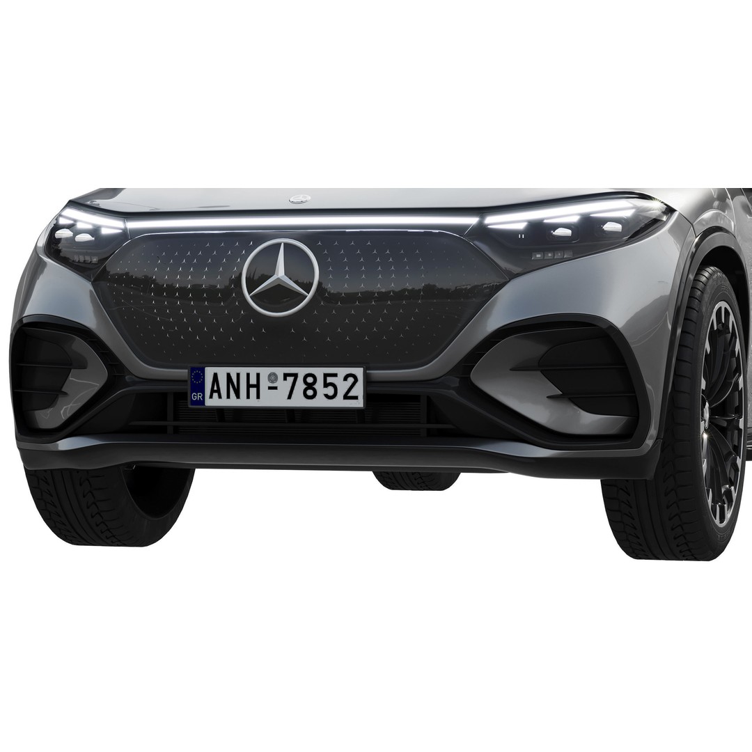 Mercedes-Benz EQS SUV 3D Model – High Poly Vehicle Asset, FBX, OBJ - View 11