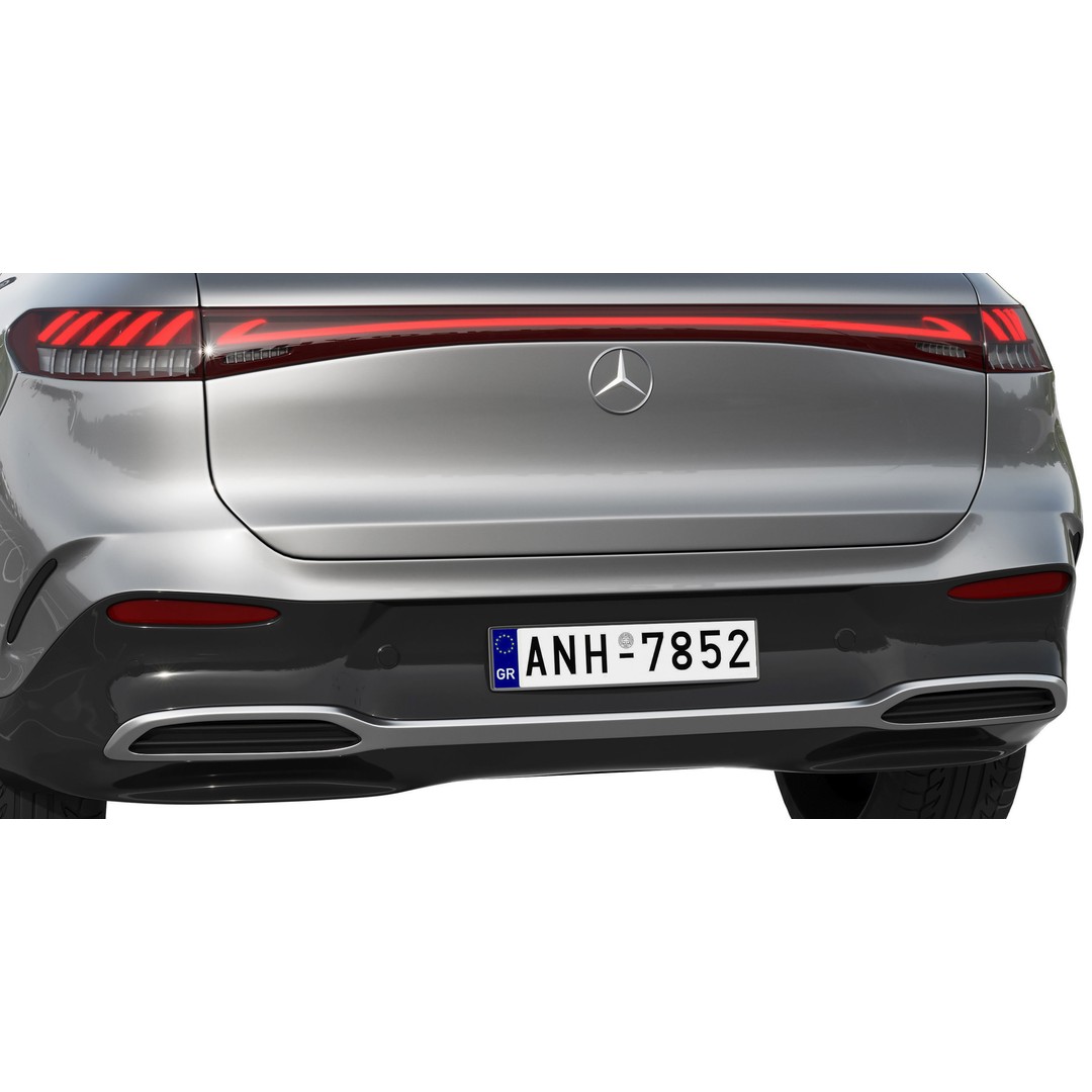 Mercedes-Benz EQS SUV 3D Model – High Poly Vehicle Asset, FBX, OBJ - View 13