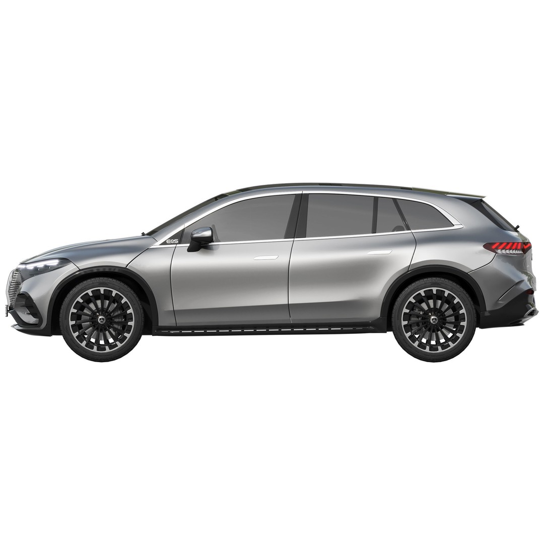 Mercedes-Benz EQS SUV 3D Model – High Poly Vehicle Asset, FBX, OBJ - View 7