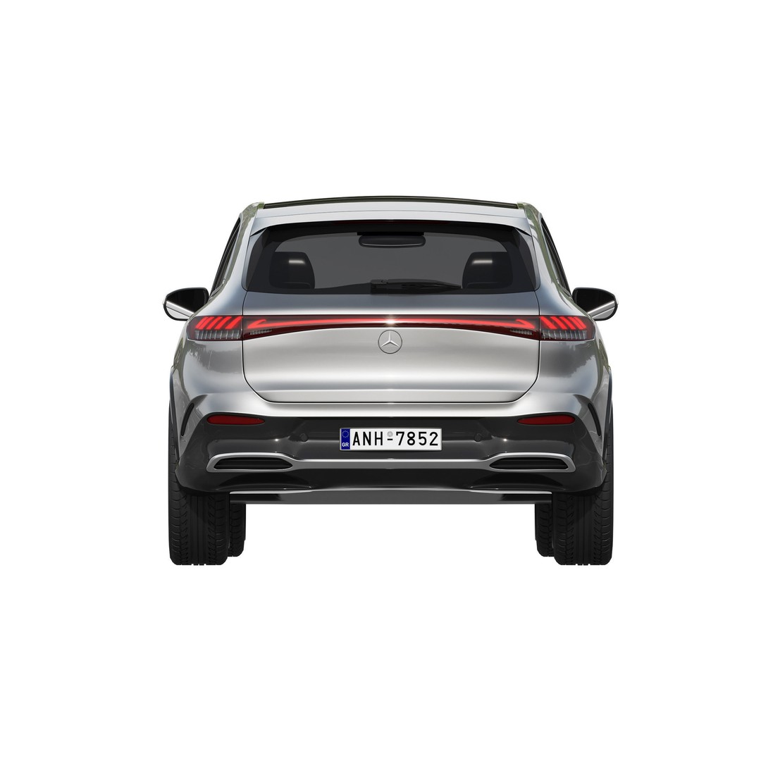Mercedes-Benz EQS SUV 3D Model – High Poly Vehicle Asset, FBX, OBJ - View 9