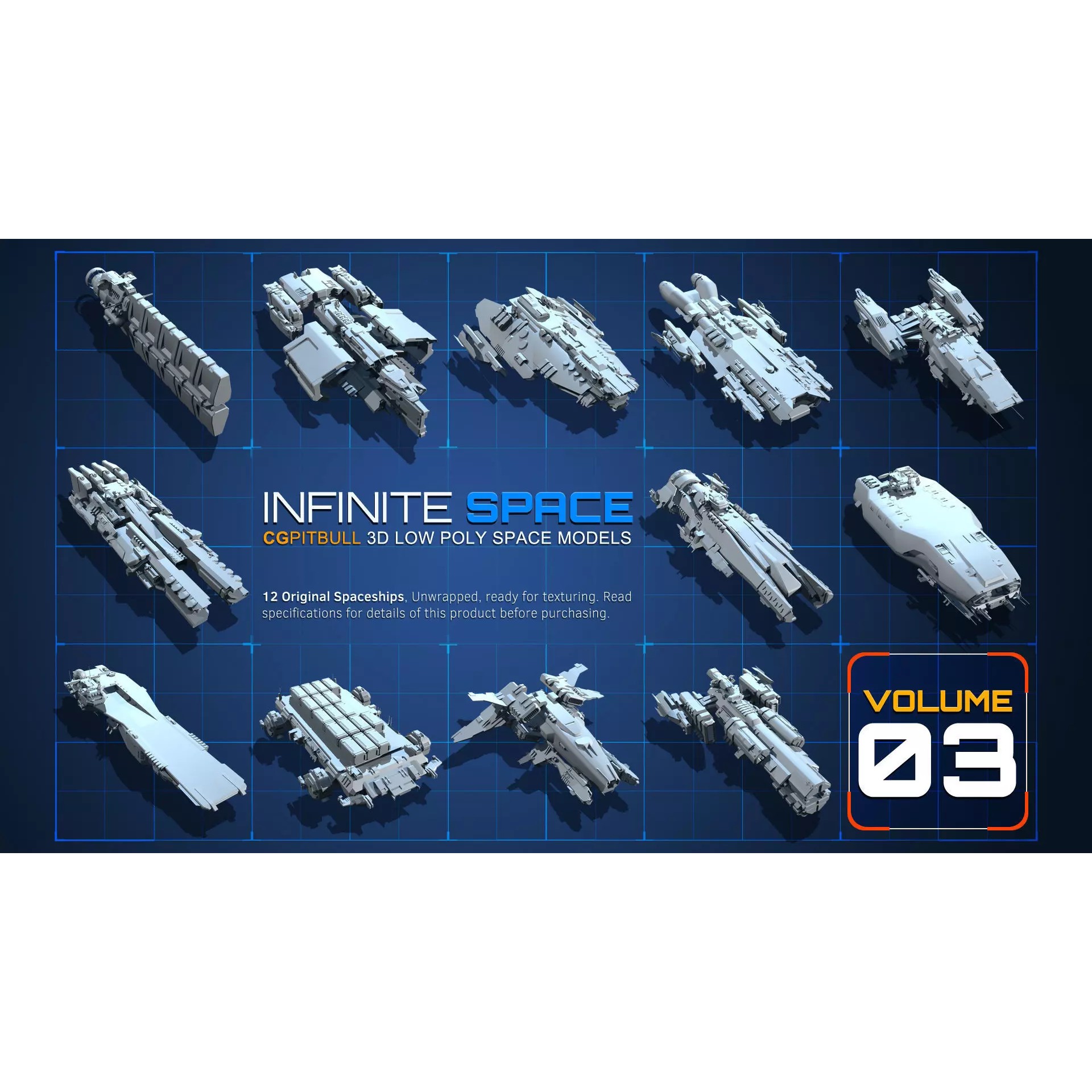 LOW - SPACE Vol03 - Low-Poly Game-Ready 3D Model - View 3