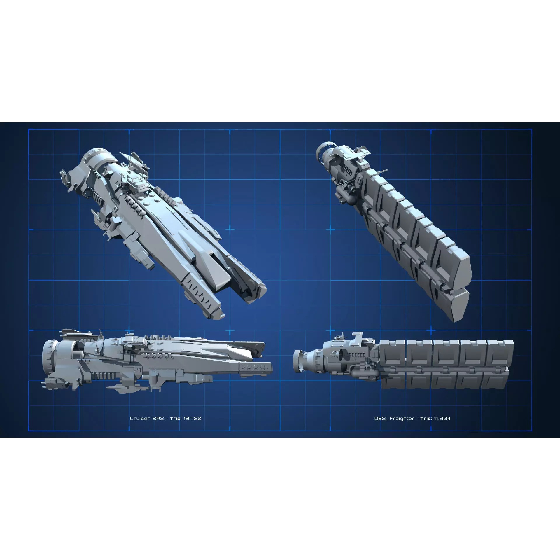 LOW - SPACE Vol03 - Low-Poly Game-Ready 3D Model - View 8