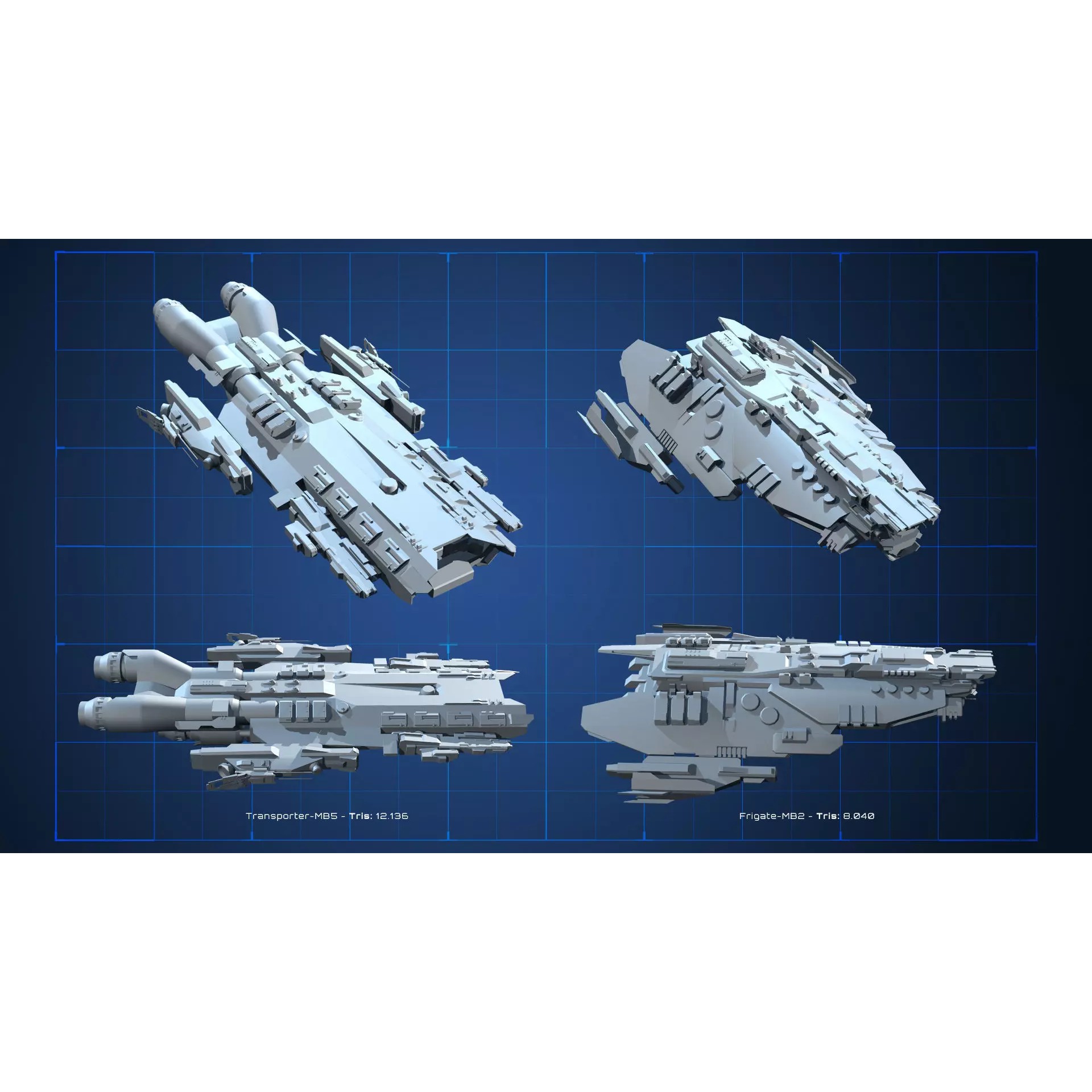 LOW - SPACE Vol03 - Low-Poly Game-Ready 3D Model - View 9