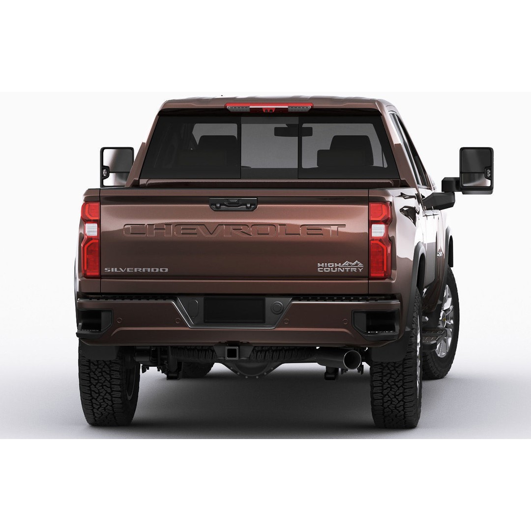 Silverado 2020 2500 HD 3D Model – High Poly Truck Asset, FBX, OBJ - View 13