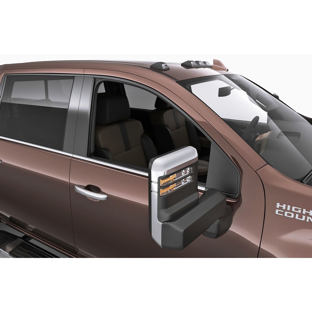 Silverado 2020 2500 HD 3D Model – High Poly Truck Asset, FBX, OBJ - View 15