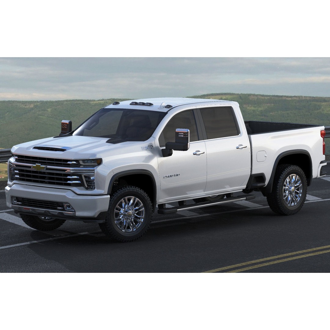 Silverado 2020 2500 HD 3D Model – High Poly Truck Asset, FBX, OBJ - View 16