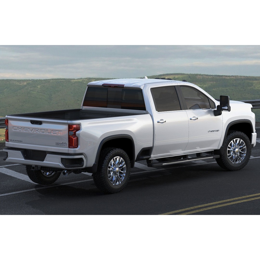 Silverado 2020 2500 HD 3D Model – High Poly Truck Asset, FBX, OBJ - View 17