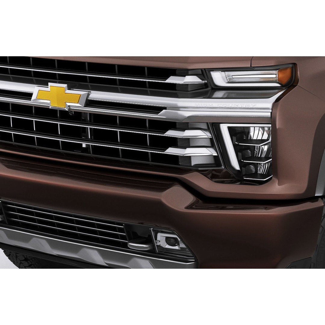 Silverado 2020 2500 HD 3D Model – High Poly Truck Asset, FBX, OBJ - View 5