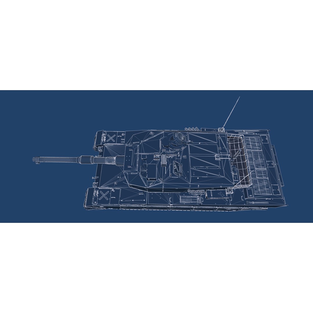 Type 90 Tank 3D Model – Detailed Military Vehicle with Interior, SketchUp & Lumion Ready