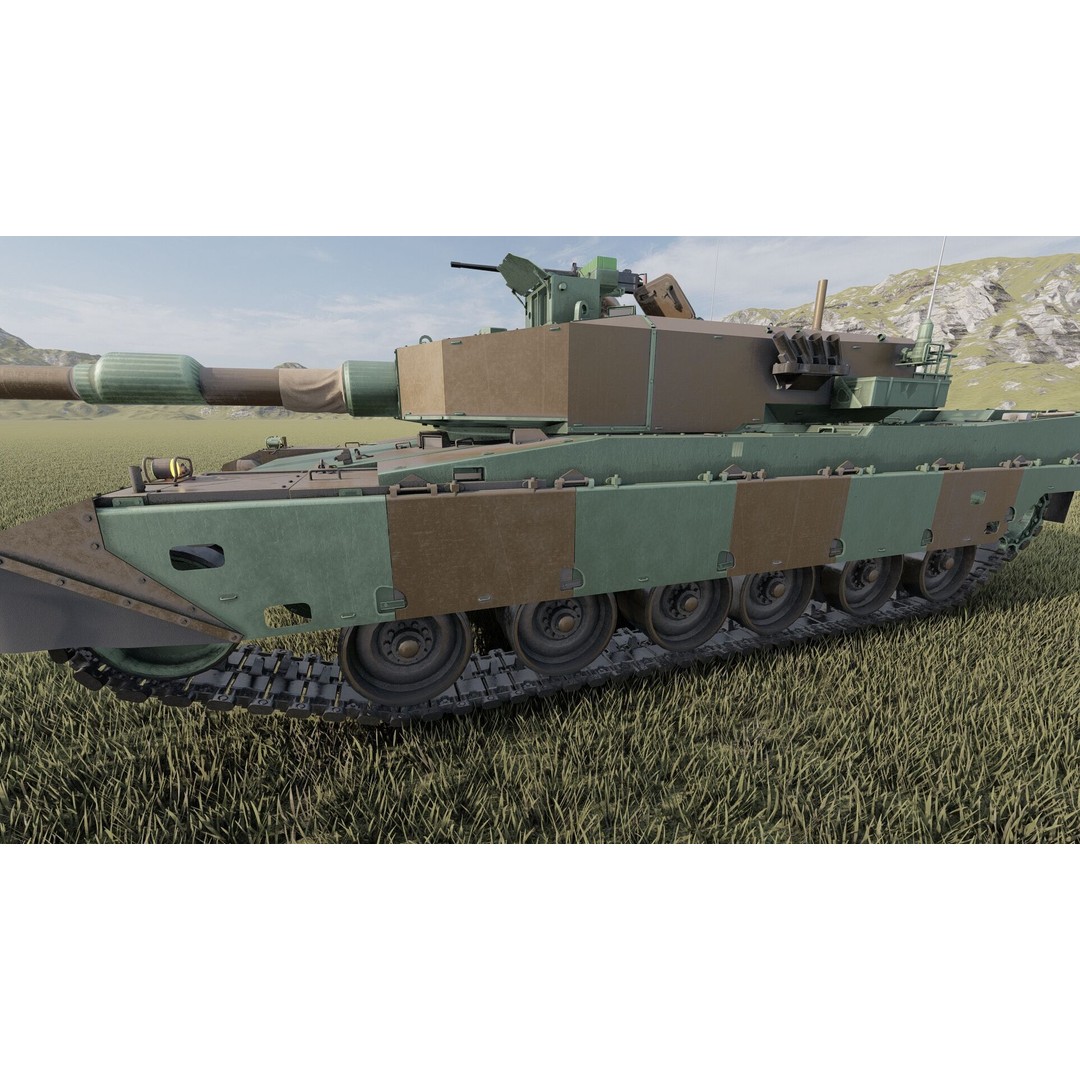 Type 90 Tank 3D Model – Detailed Military Vehicle with Interior, SketchUp & Lumion Ready - View 10