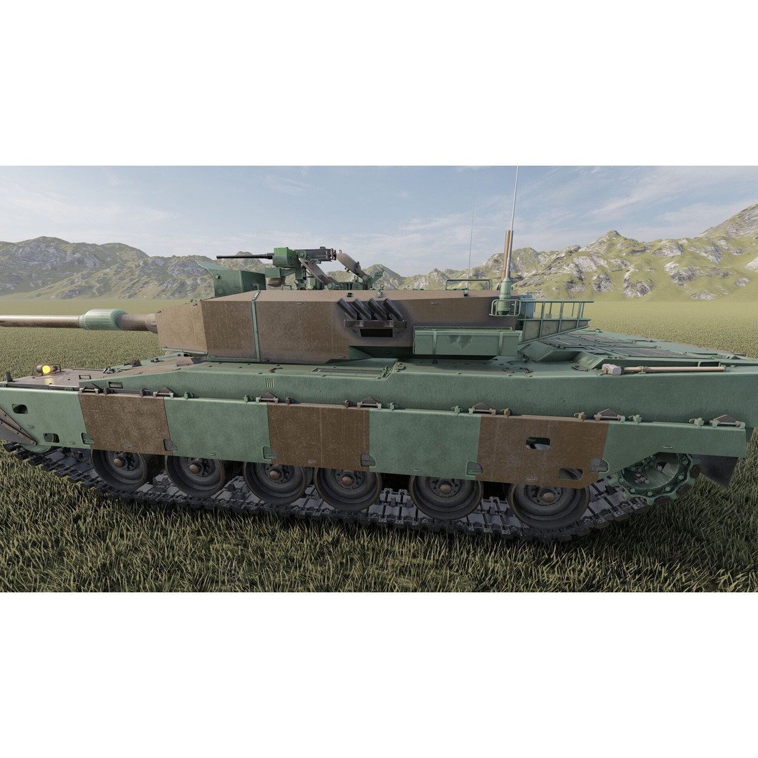 Type 90 Tank 3D Model – Detailed Military Vehicle with Interior, SketchUp & Lumion Ready - View 11