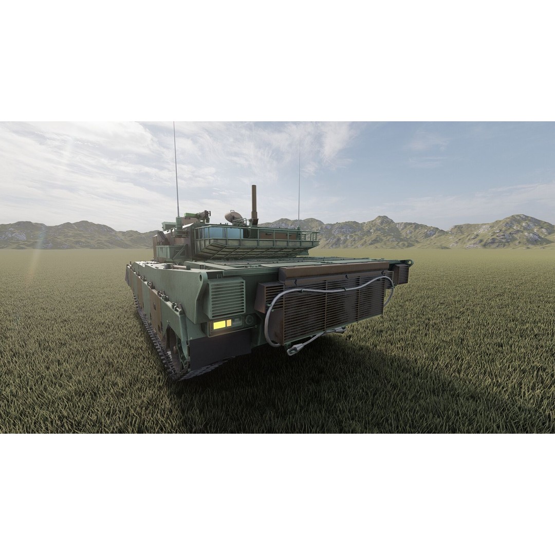 Type 90 Tank 3D Model – Detailed Military Vehicle with Interior, SketchUp & Lumion Ready - View 12