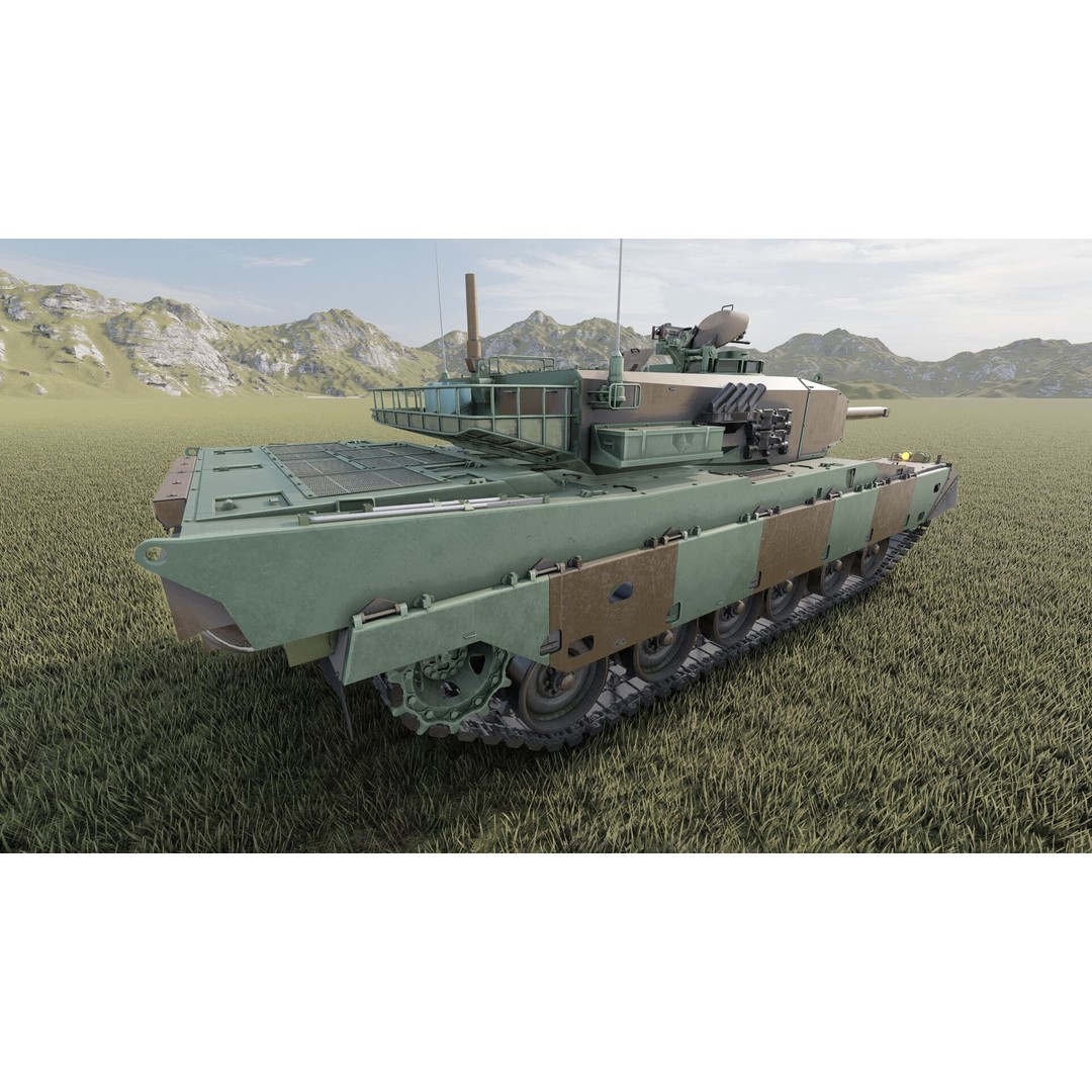 Type 90 Tank 3D Model – Detailed Military Vehicle with Interior, SketchUp & Lumion Ready - View 14