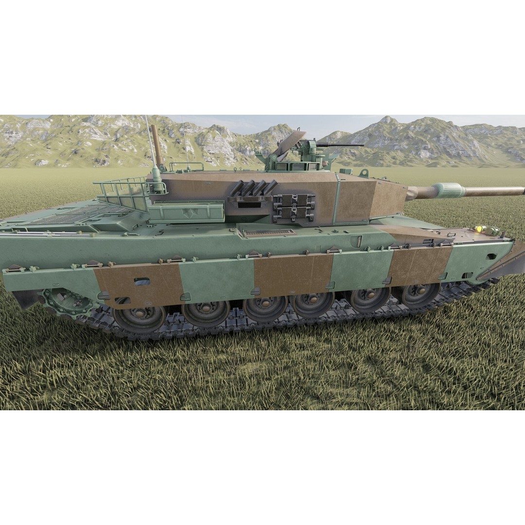 Type 90 Tank 3D Model – Detailed Military Vehicle with Interior, SketchUp & Lumion Ready - View 15