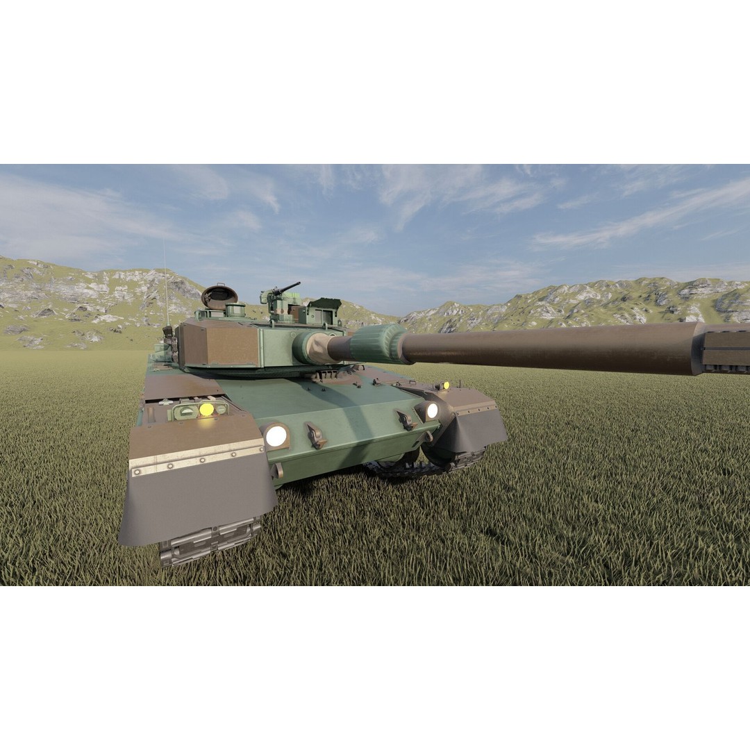 Type 90 Tank 3D Model – Detailed Military Vehicle with Interior, SketchUp & Lumion Ready - View 16