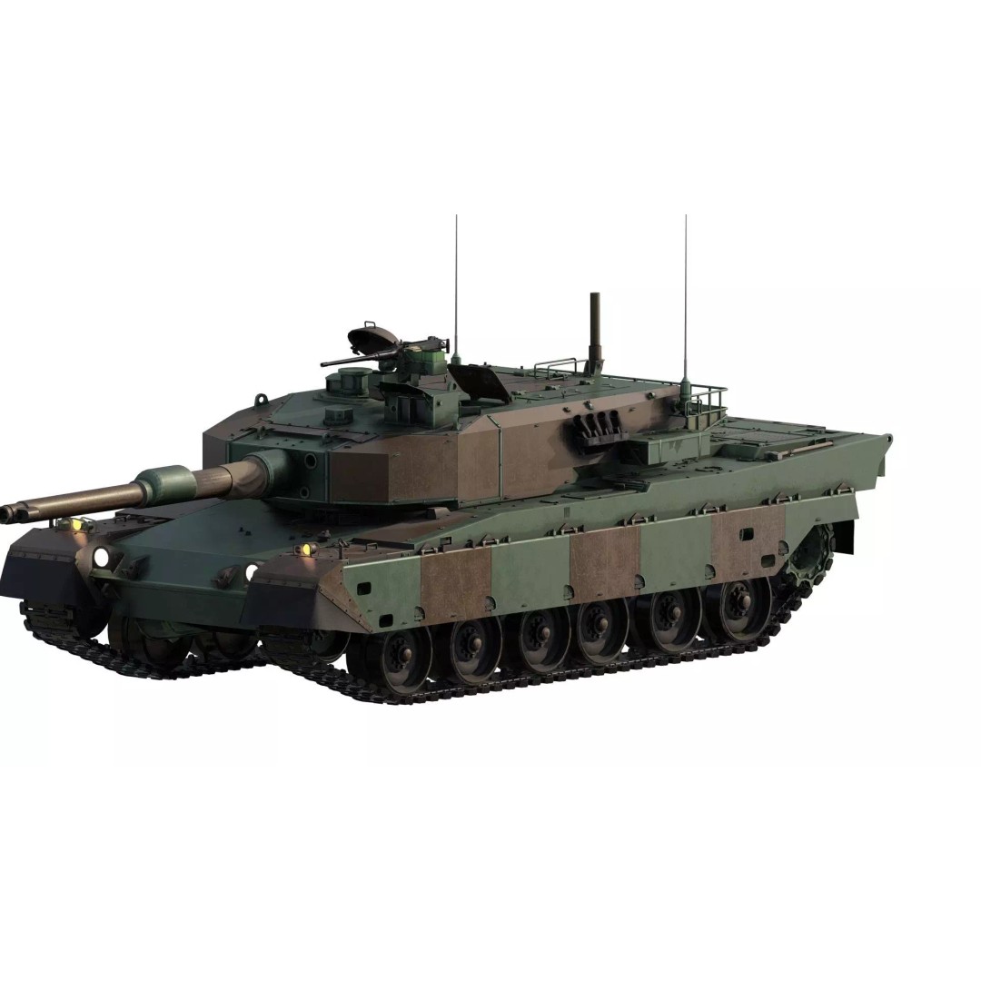 Type 90 Tank 3D Model – Detailed Military Vehicle with Interior, SketchUp & Lumion Ready - View 2