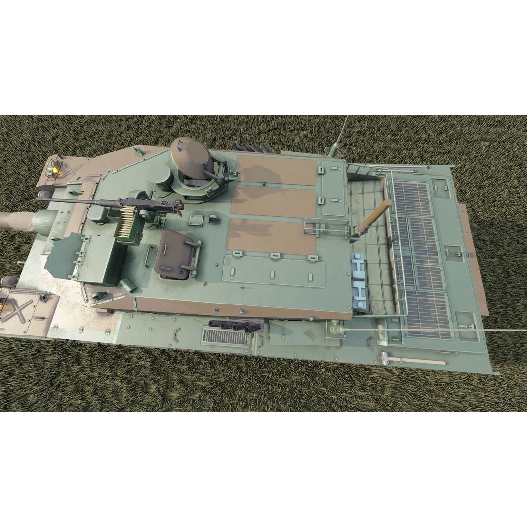 Type 90 Tank 3D Model – Detailed Military Vehicle with Interior, SketchUp & Lumion Ready - View 20