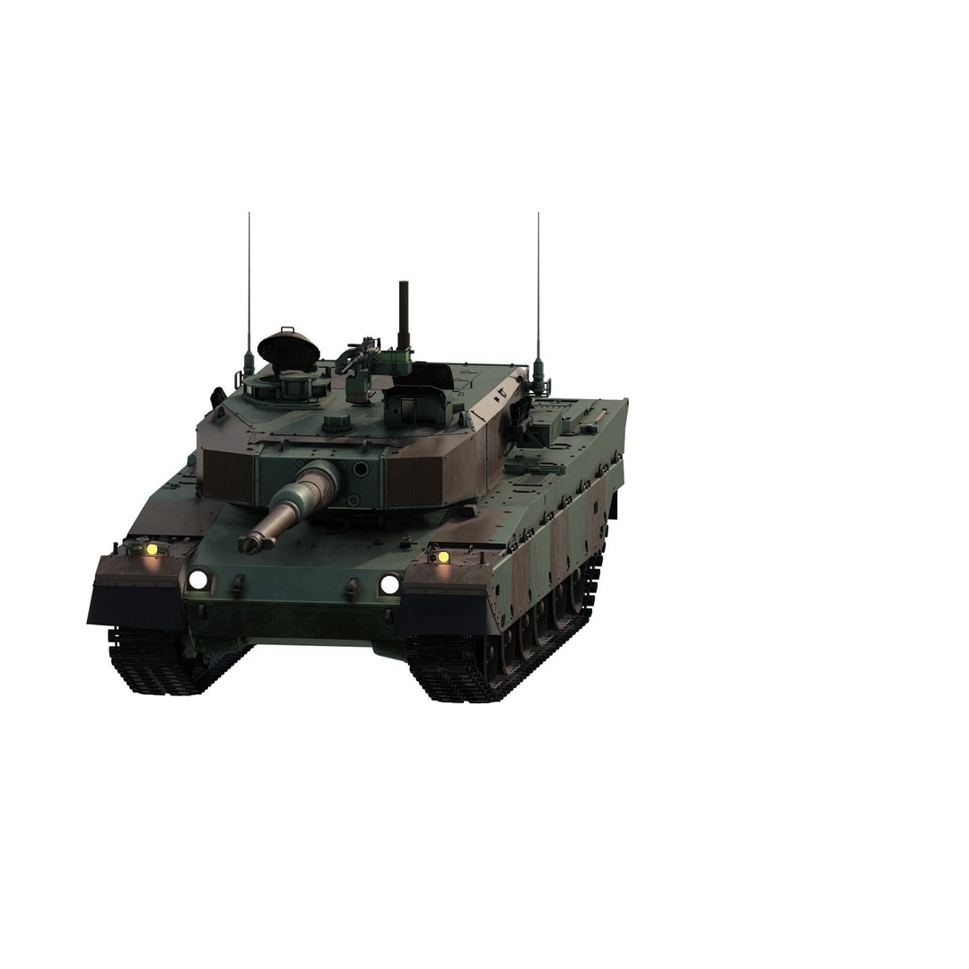 Type 90 Tank 3D Model – Detailed Military Vehicle with Interior, SketchUp & Lumion Ready - View 3