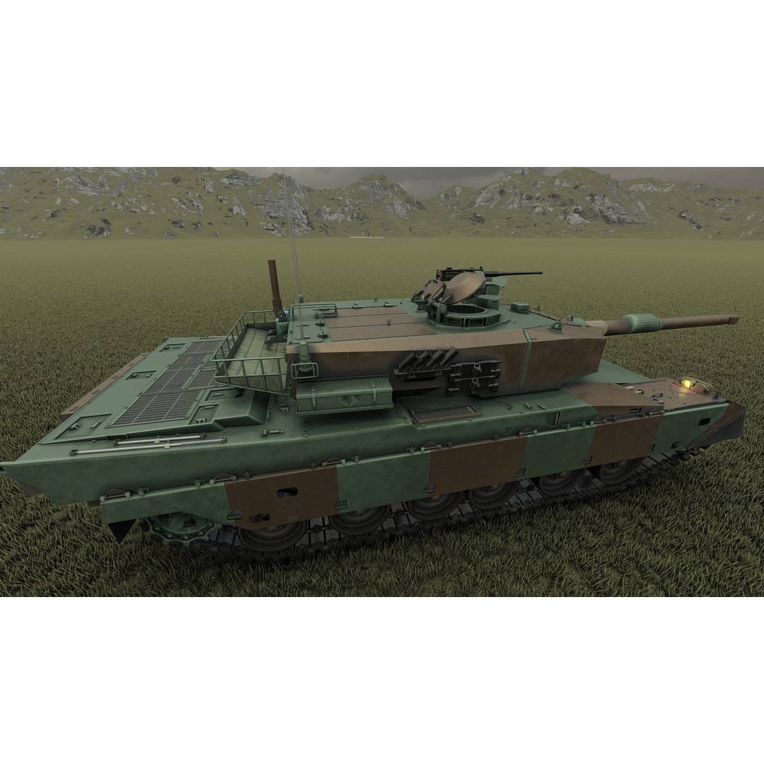 Type 90 Tank 3D Model – Detailed Military Vehicle with Interior, SketchUp & Lumion Ready - View 30