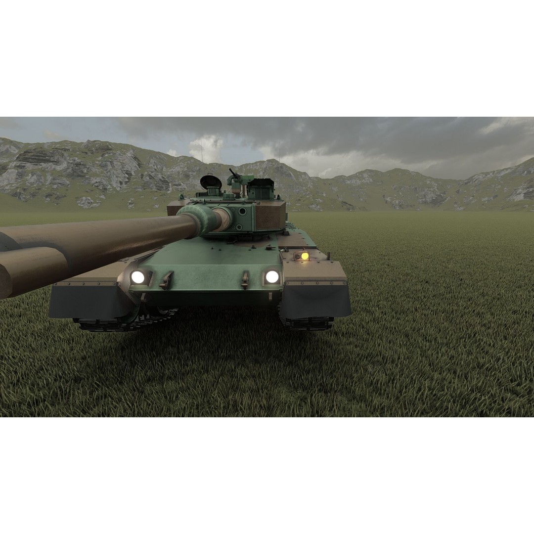 Type 90 Tank 3D Model – Detailed Military Vehicle with Interior, SketchUp & Lumion Ready - View 31