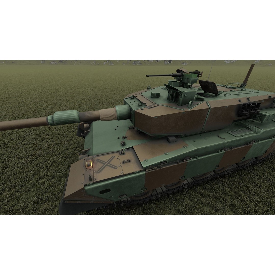 Type 90 Tank 3D Model – Detailed Military Vehicle with Interior, SketchUp & Lumion Ready - View 33