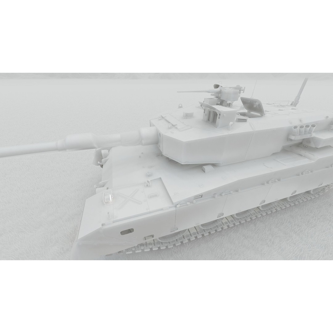 Type 90 Tank 3D Model – Detailed Military Vehicle with Interior, SketchUp & Lumion Ready - View 34