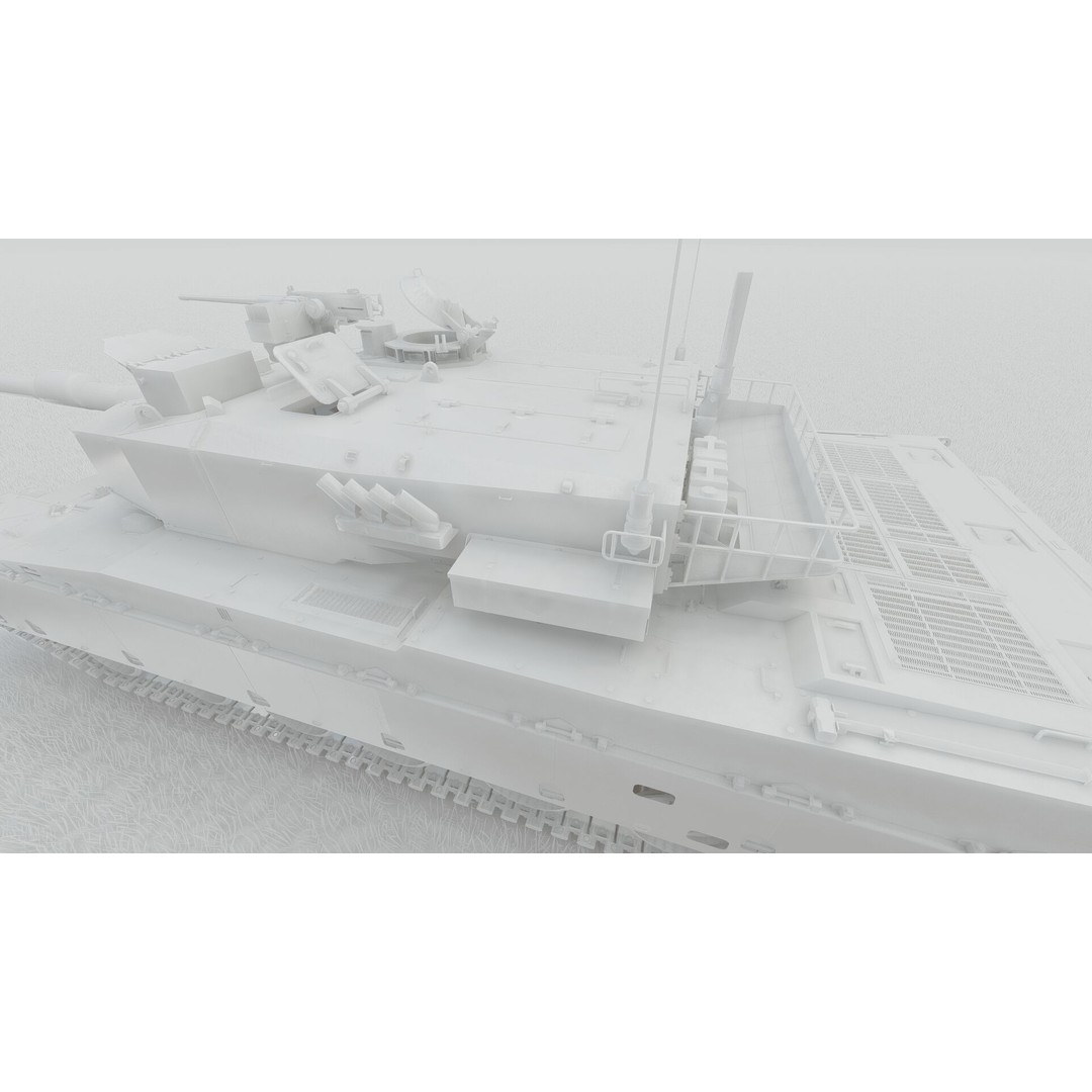 Type 90 Tank 3D Model – Detailed Military Vehicle with Interior, SketchUp & Lumion Ready - View 35