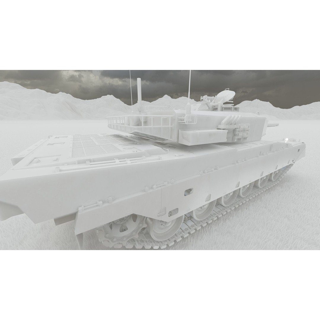 Type 90 Tank 3D Model – Detailed Military Vehicle with Interior, SketchUp & Lumion Ready - View 37