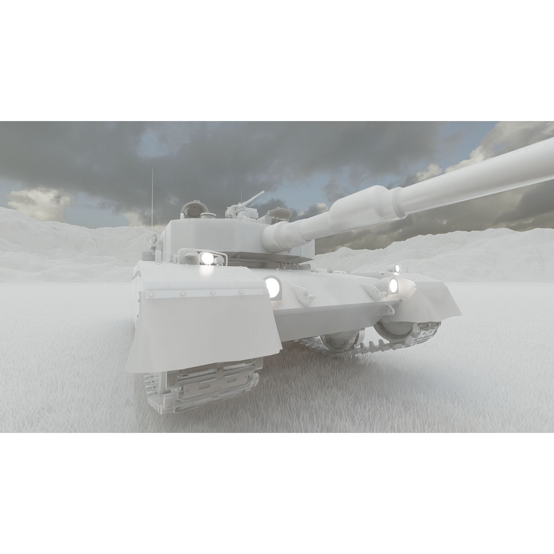 Type 90 Tank 3D Model – Detailed Military Vehicle with Interior, SketchUp & Lumion Ready - View 38
