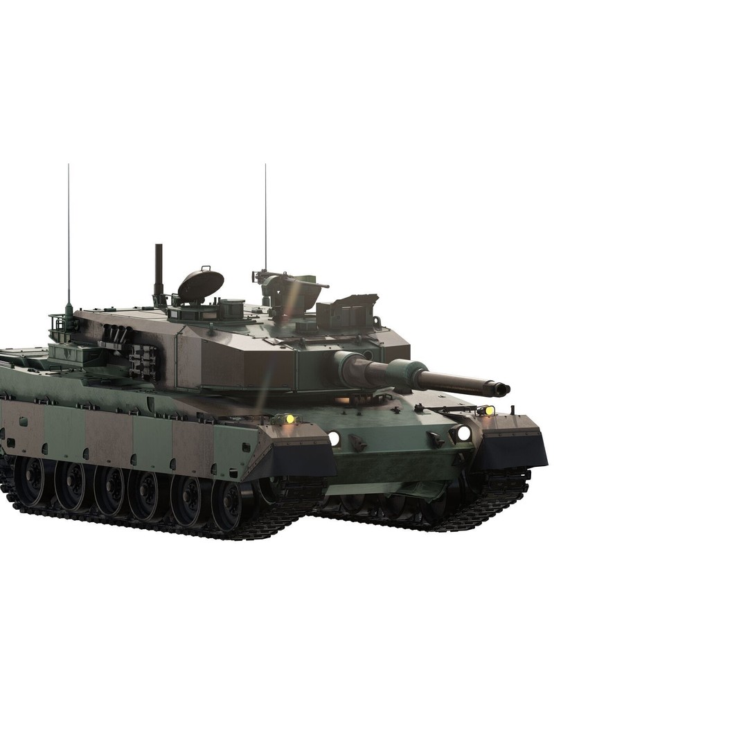 Type 90 Tank 3D Model – Detailed Military Vehicle with Interior, SketchUp & Lumion Ready - View 4